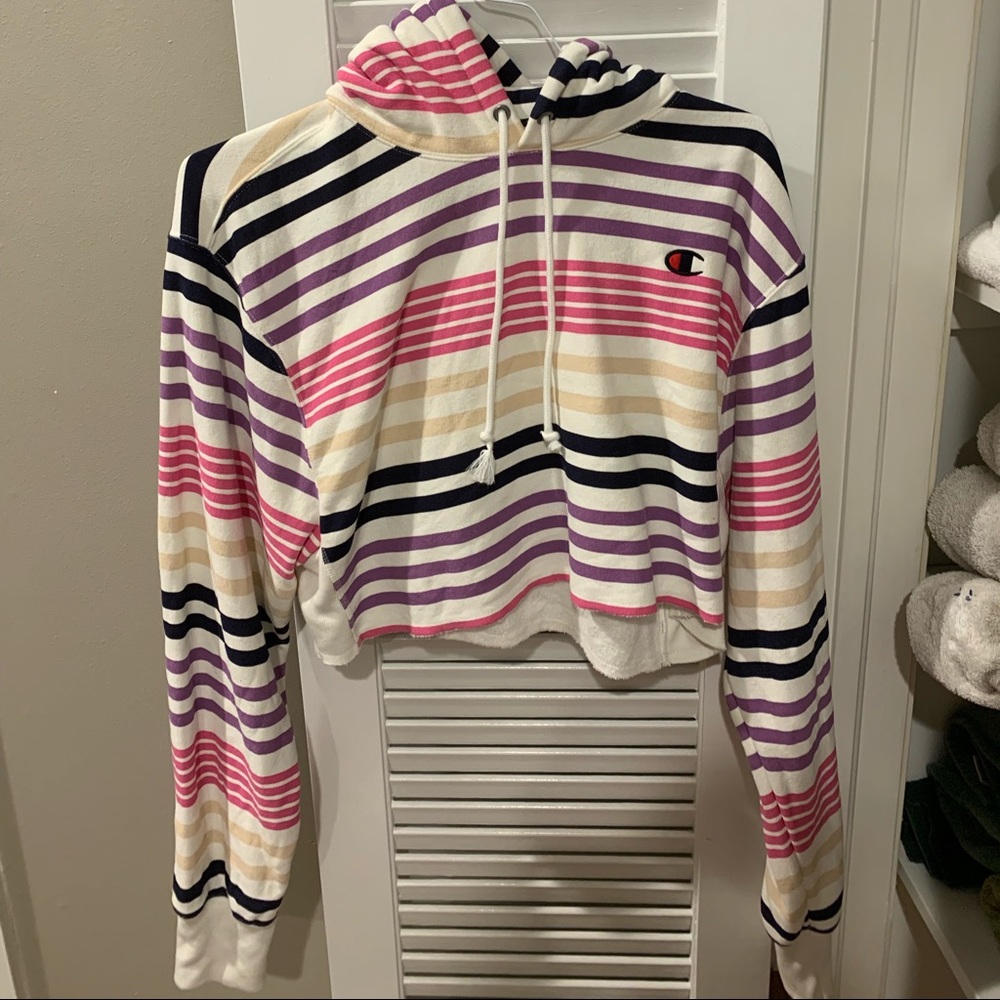 Cropped Champion hoodie